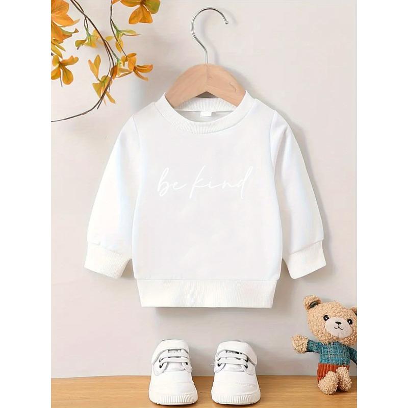 Adorable And Cute Print Design, Soft And Skin-Friendly Lightweight Sweatshirt for Baby Girls