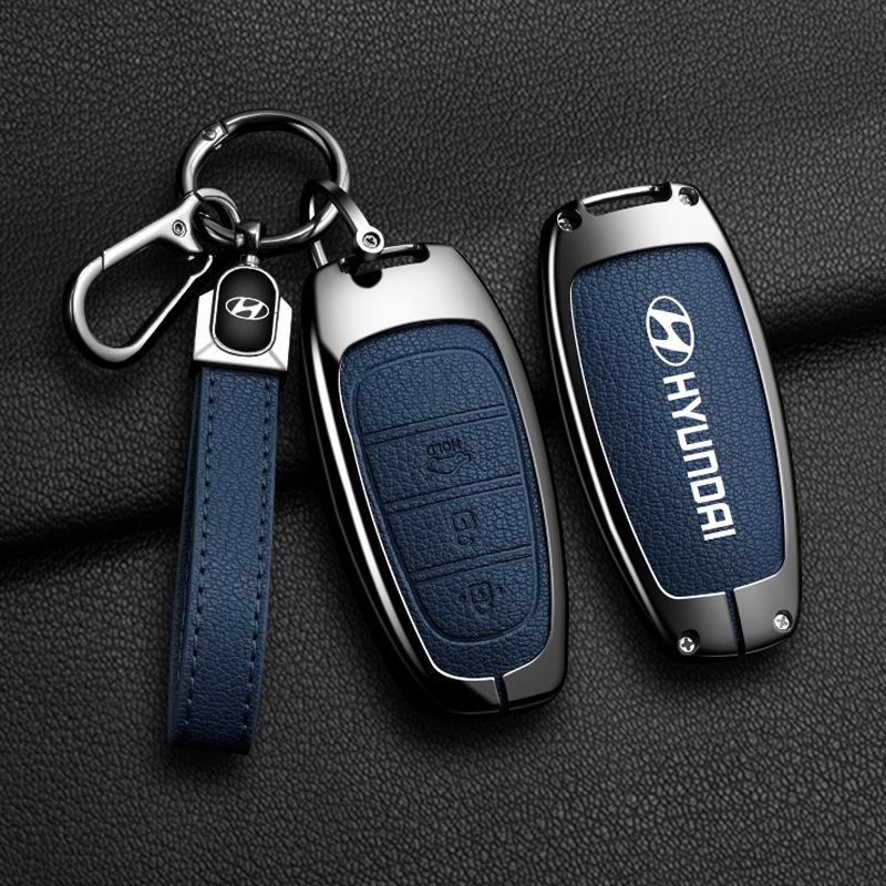 Modern Metal Key Shell Case for Santa Fe ix45/ix35
