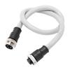 0.5m Backbone Cable 7 8in Thread 5pin Male to Female Connector Waterproof Universal for Motor Rail Transit