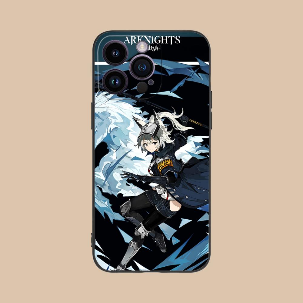 Arknights Grani Matte TPU Mobile Phone Case for iPhone 17 16 15 14 13 12 11 X XR XS 8 7 Air Pro Max Plus Mini Colorful Cover