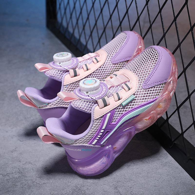 

Популярная одинарная сетка повседневная обувь летняя дышащая спортивная обувь для студентов зарубежная детская сетчатая обувь кроссовки для детей среднего и старшего возраста 39 розовый