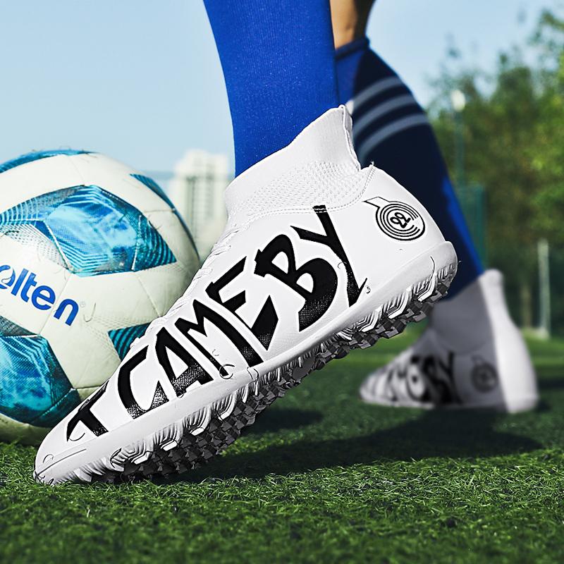 Dětské fotbalové boty pro chlapce na trávník, trénink, venkovní sporty, rychlý fotbal, tenisky Pro, originální sálové fotbalové kopačky pro děti, boty