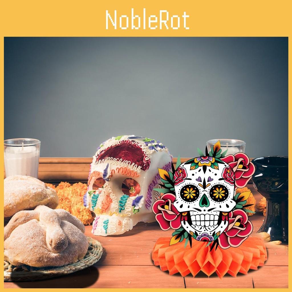 Day The Of Dead Themed Skull Pattern Party Desktop Paper Decoration Ornament
