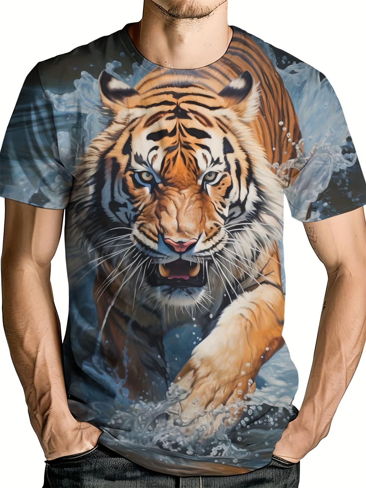 

Забавные футболки унисекс с принтом в виде животных в формате 3D Футболка большого размера Свободные топы Футболки с коротким рукавом Мужская летняя толстовка с круглым вырезом XL