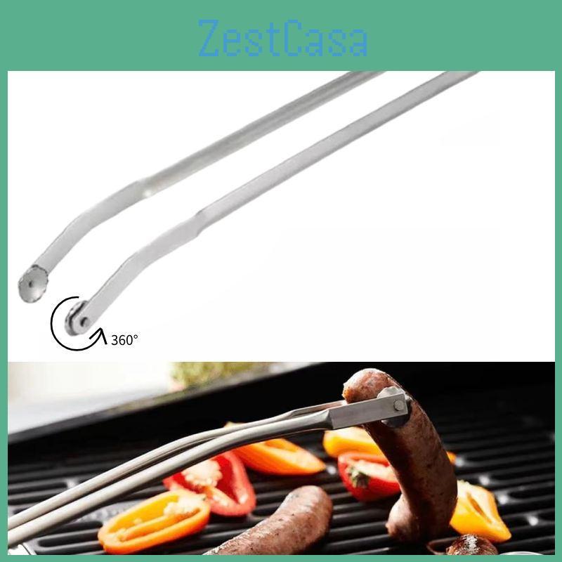 Versatile Bbq Sausage Turning Tongs Ideal For Grilling Hot Dogs And Sausages