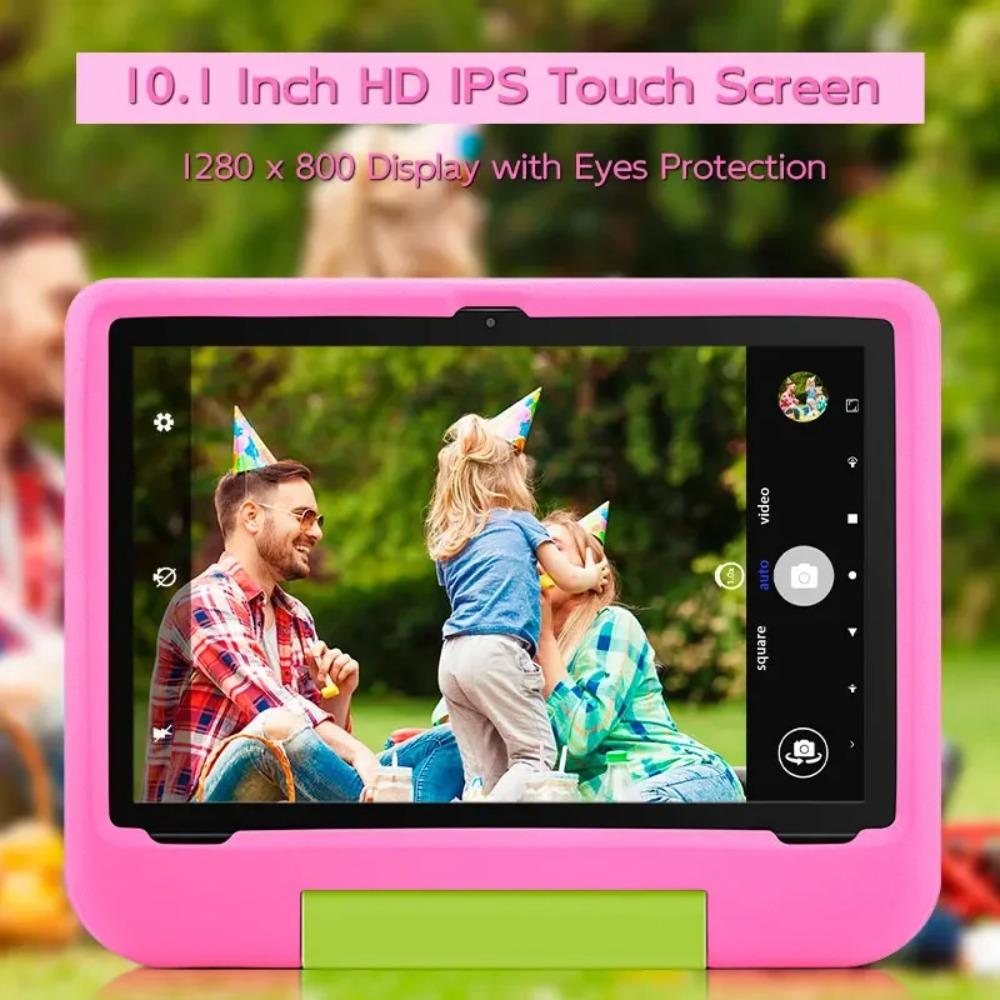 Paitanry Tablet da 10,1 Pollici per Bambini Android 15 8GB RAM 64GB ROM Display HD Tab USB Type-C 5G WIFI 6 Tablet PC Regalo per Bambini