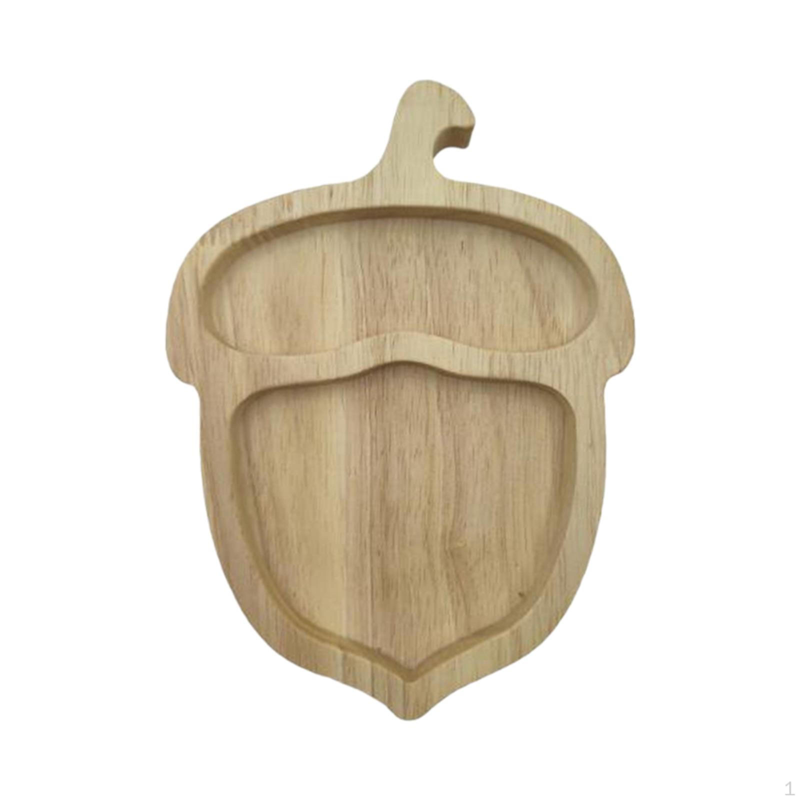 

Элегантная деревянная сервировочная тарелка для закусок и снэков pinecone