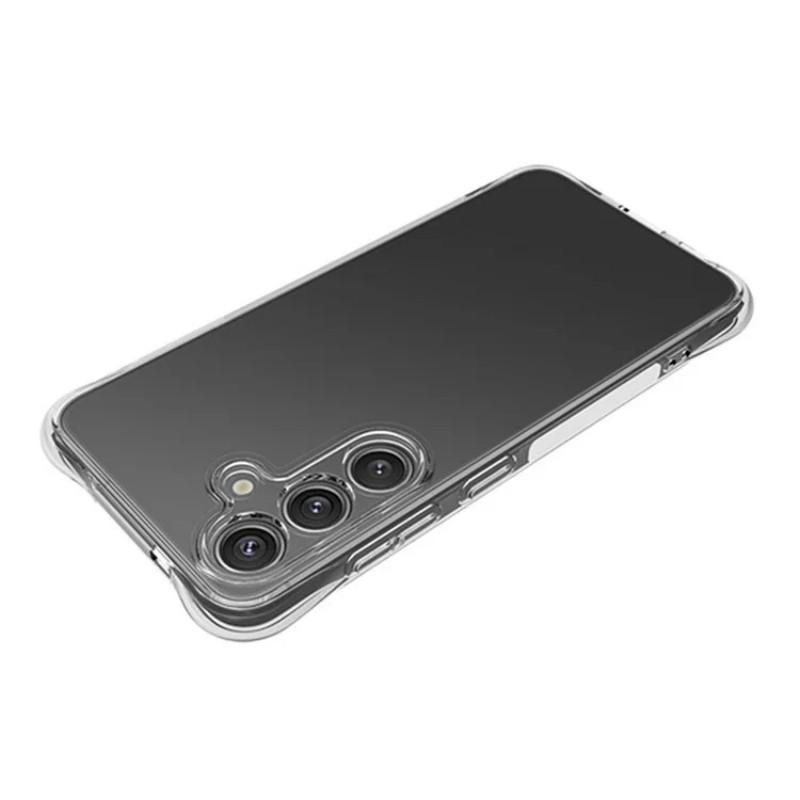 For Samsung Galaxy S25 Clear TPU Case WANLONFENG TM Series 2.0mm Phone Back Cover