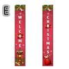 Christmas Curtain Hanging Flag Thanksgiving Banner Door Flag Party Flag Christmas Decoration