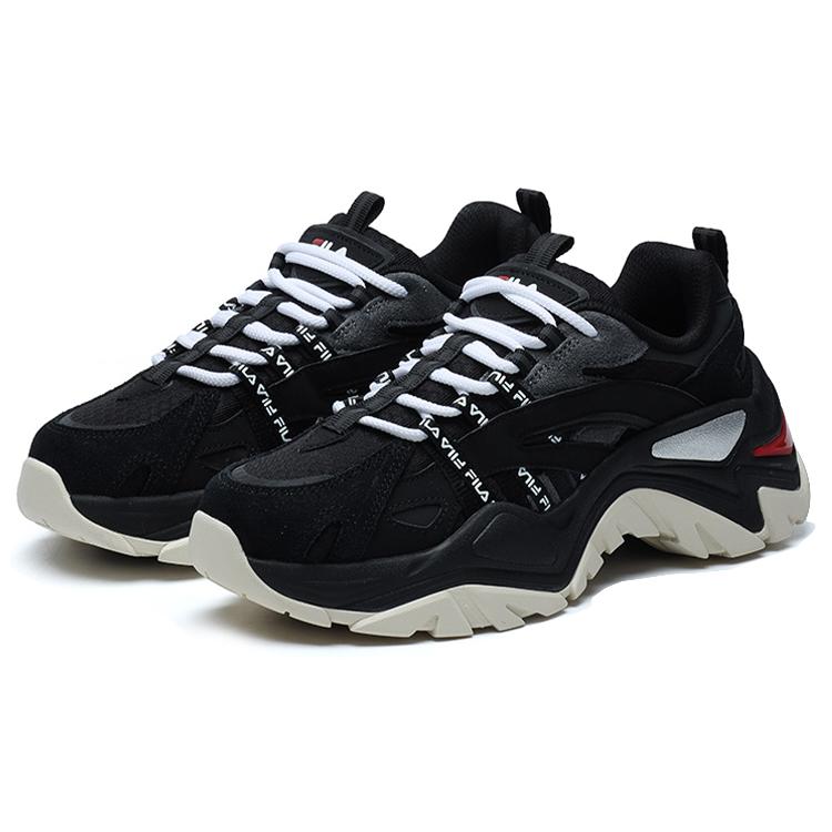 FILA Heritage FHT Low Chunky Sneakers Gs Black Women's F12W124164FBG