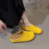 Fashion 2025 Summer Women Comfortable Casual Slip On House Slippers Ladies Hollow Out Backless Casual Loafers Walking Knit Shoes