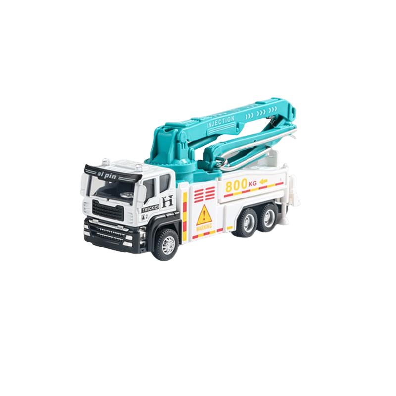 Large Alloy Construction Vehicle Toy Set Concrete Mixer Truck Engineering Machine Model Kit For Boys Play Vehicles & Models