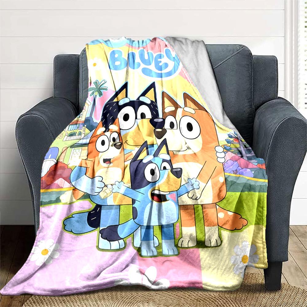 1 Stück B-Blucy Decke, Geschenk, für Männer und Frauen, Weiche Decke, Gut für Schlafsofa Couch Reisen, Leichte Flanelldecke
