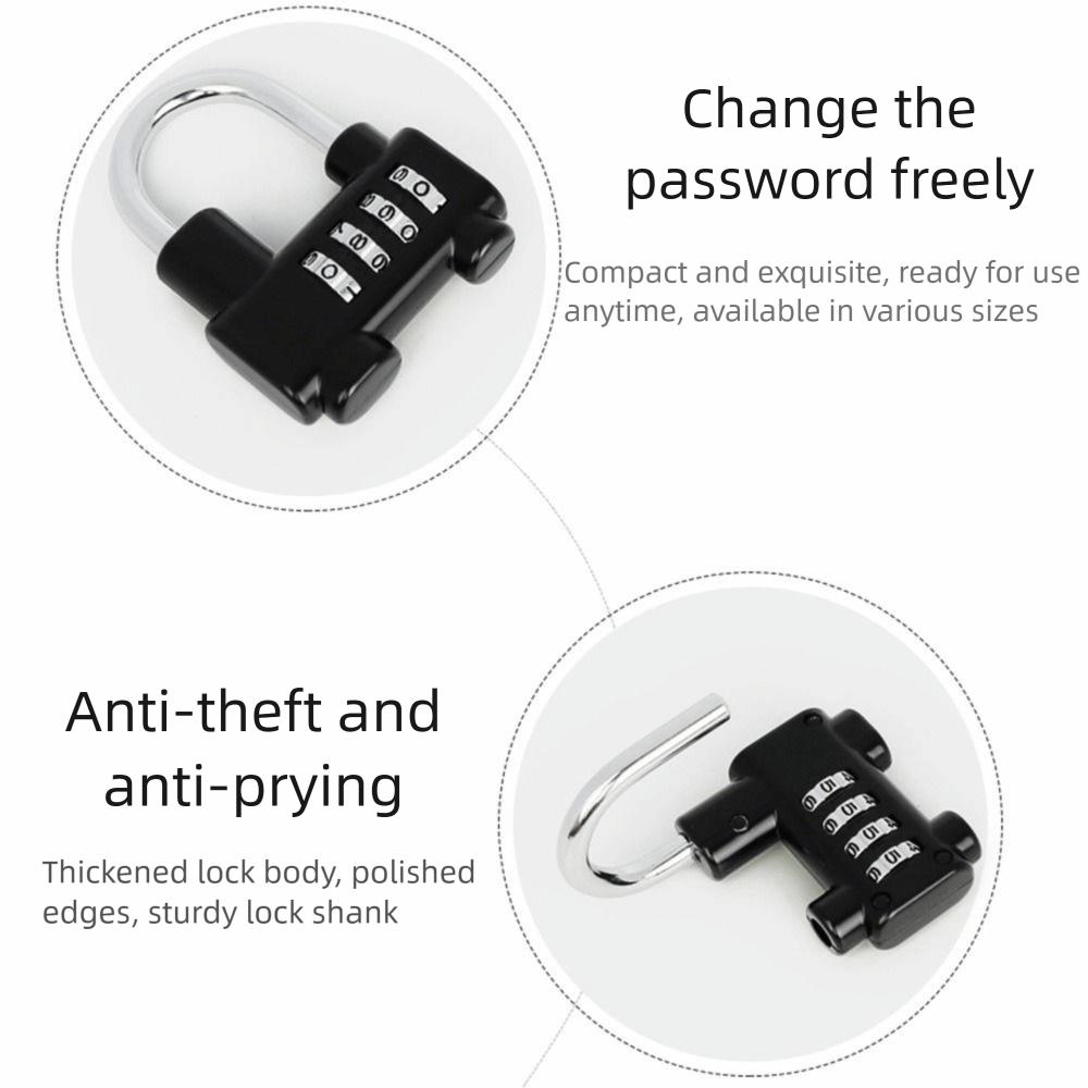 Waterproof Combination Padlock Weatherproof Protection Password Padlock Fences Cabinet