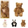 Adorable Rabbit And Panda Plush Toys For Kids' Birthday Gifts