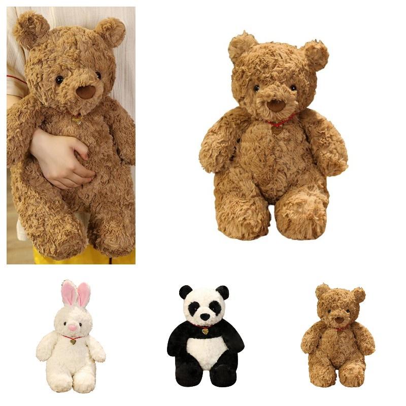 Adorable Rabbit And Panda Plush Toys For Kids' Birthday Gifts