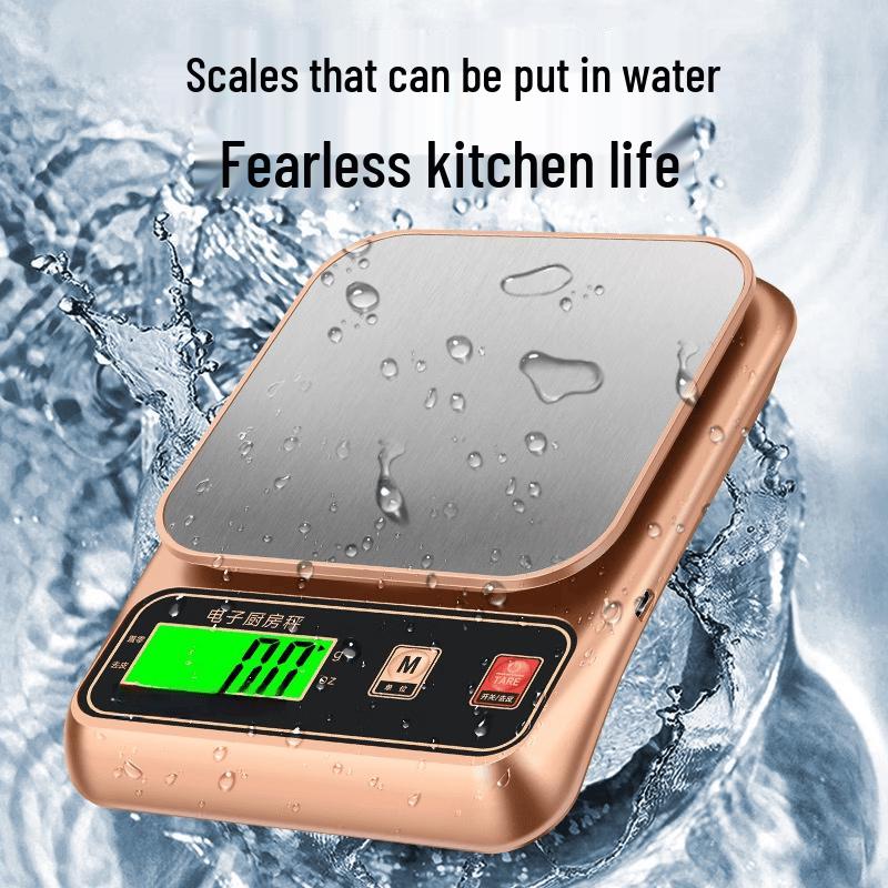 Mi Ling Rechargeable Waterproof Digital Kitchen Scale (CN version)