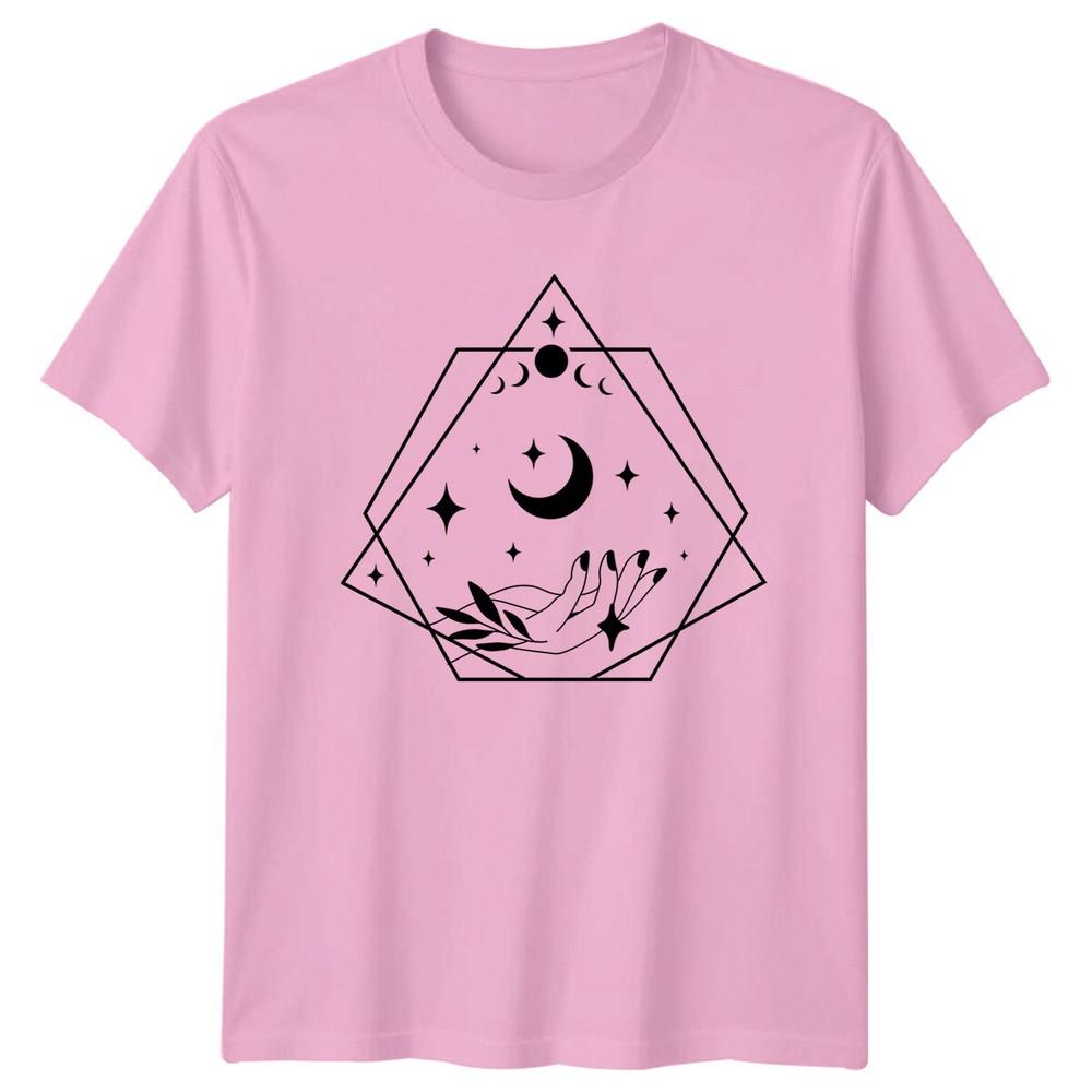 Celestial Hand Moon Phases Stars Magic TShirt