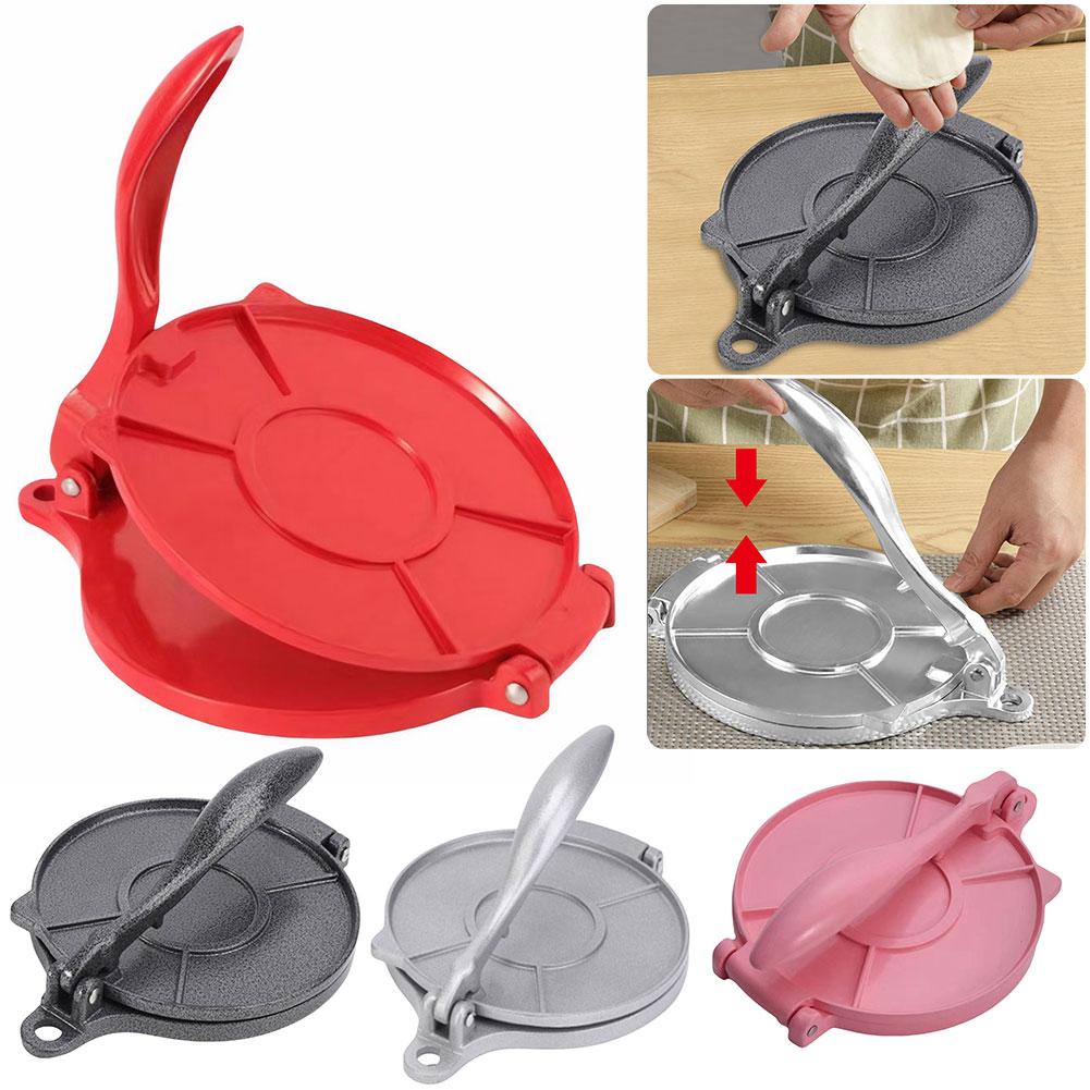 16/20cm DIY Tortilla Press Maker Aluminium Alloy Manual Corn Tortillas Dough Pressing Tools Kitchen Bakeware Cooking Accessories