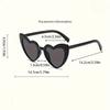 10pcs Lunettes de Soleil Colorées pour Fête d'Enterrement de Vie de Jeune Fille Décoration Mariage Douche Nuptiale Fête de Poule Cadeau Mariée Demoiselle d'Honneur Lunettes en Forme de Cœur