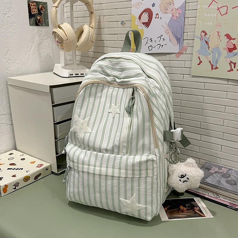 New High-value, Fresh and Sweet Candy-colored Backpack, Lightweight and Large-capacity Backpack for Junior High School Students