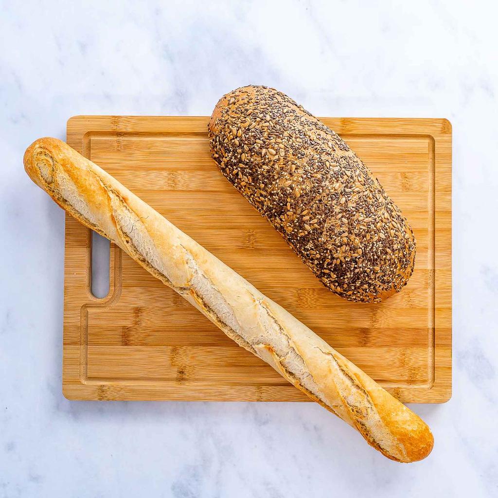 BlauKe® Drewniana deska do krojenia do kuchni 43x32cm – Bardzo duża bambusowa deska do krojenia z rowkiem na sok, blok rzeźnicki, drewniana deska do siekania, taca