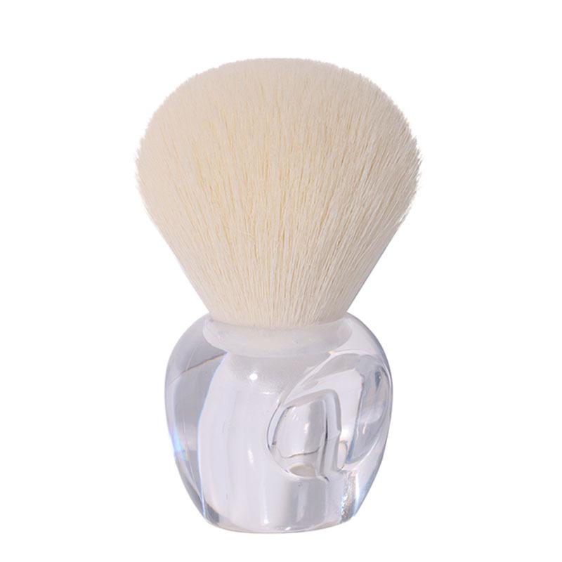 Compact Short-Handled Makeup Brush for Foundation, Blush, and Powder