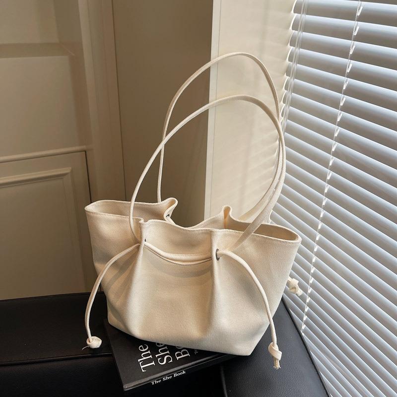 Retro underarm bag women's large-capacity new casual simple and versatile shoulder bag college student class bag