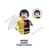 Jujutsu Kaisen Anime Bausteine Fushiguro Toji Tsukumo Yuki Hanao Choso MINI Cartoon Puzzle Bausteine Sammlung Geschenk
