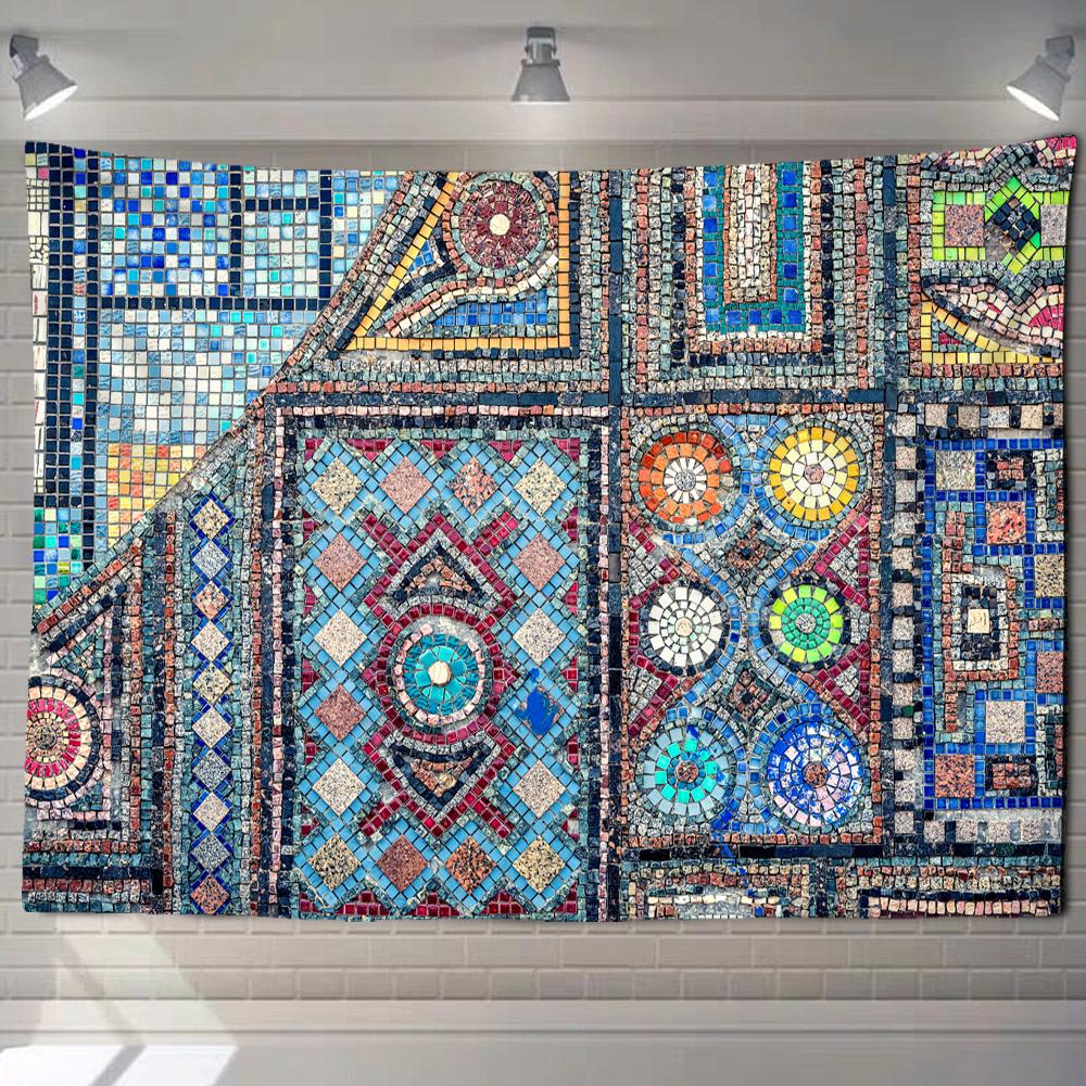 Mandala Tapestry Wall Hanging Beach Rug Blanket Psychedelic Mattress Boho Yoga Shawl Mat Bedroom Living Room Decor Tapiz