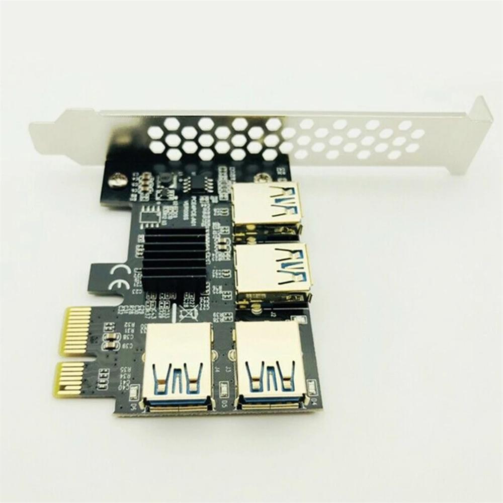 BTC Devices Multiplier Hub Adapter PCI Express Riser Card Expansion Card For Bitcoin Mining Miner