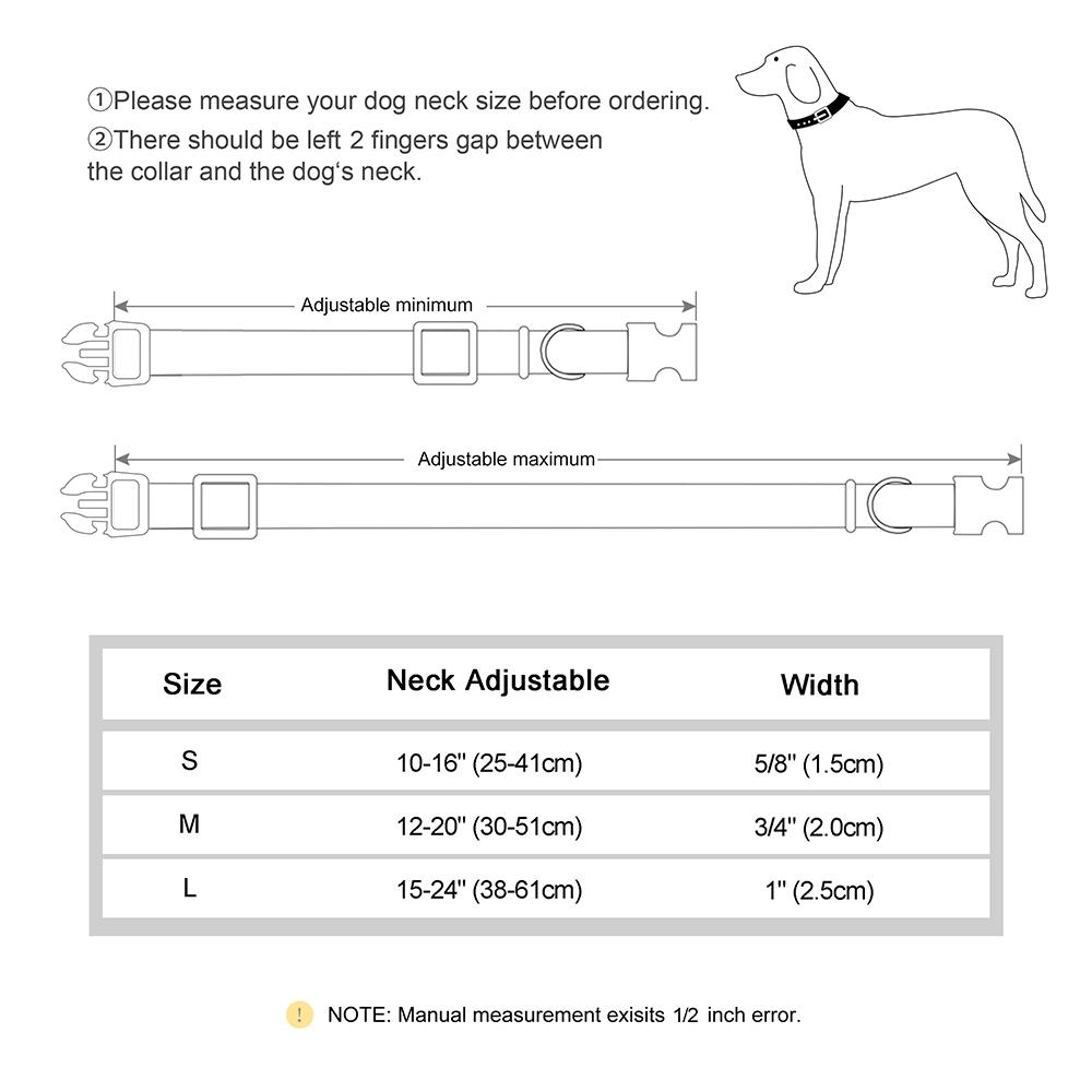 Dog Collar Nylon Pet Dogs Collars Adjustable Dog Necklace With Cute Print For Small Medium Large Dogs Chihuahua Pug Pet Supplies