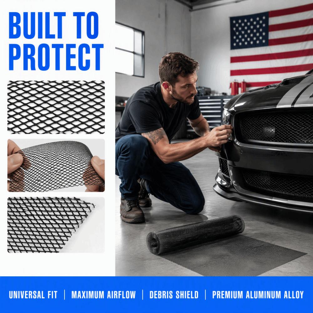 Aluminium Alloy Car Grille Mesh Black Grille Mesh Sheet Front Grille Modification