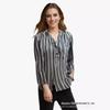 Women's Simple Fashion Printed Striped Loose Shirt