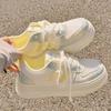 Summer Women's Shoes Little White Shoes Women's New Breathable Mesh Shoes Versatile Niche Bread Shoes Platform Sports Board Shoes