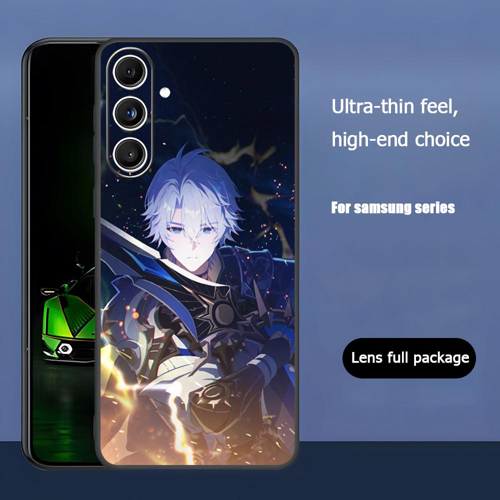 

Honkai Star Rail Phainon Phone Case For Samsung Galaxy S26 S25 S24 S23 S22 S21 Plus Ultra Note20 Soft Black Galaxy S20