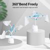 LED Rechargeable Touch Dimmable Desk Lamp with Flexible Neck and Pen Holder for Office Study Bedroom Lighting