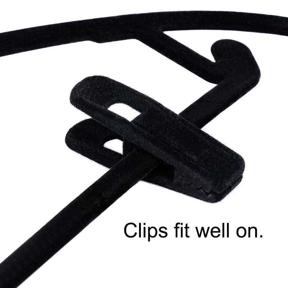 20Pcs Strong Finger Flocked Hanger Clips Non-Slip Traceless Pants Hangers Clip Space Saving Windproof Bed Sheets Clips