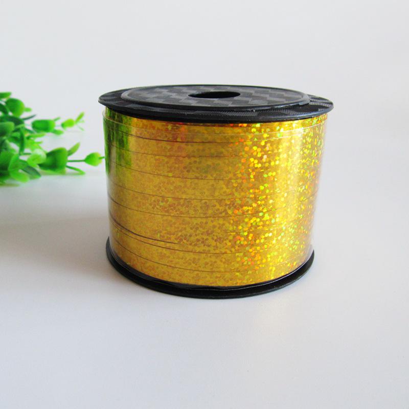 Laser Color Ribbon Roll - 100 Yards (90 Meters) for Birthday, Wedding Decorations, Gift Packaging, and Party Ties