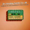 MicroKits Synth-a-Sette | Pocket-Sized Synth Set | Analog Synthesizer | Music Gadget | Banana-Powered Electronic Instrument Kit