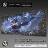 HYBXAXC Furina Focalors Mouse Pad Large Xxl Genshin Impact Mousepad Computer Keyboard Padding Anime Genshin Accessories Desk Mat