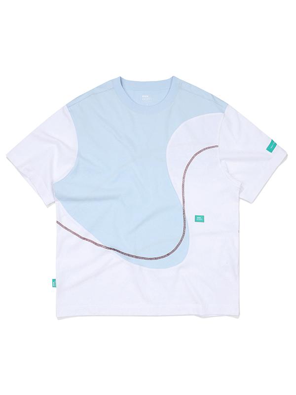 Bbc Earth Earth Stitch Short Sleeve T-Shirt_Sky Blue/095