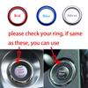 Car Engine Start Stop Decoration Ring Sticker Fit For Nissan Qashqai J11 Juke Lafesta Murano X-Trail Cima Auto