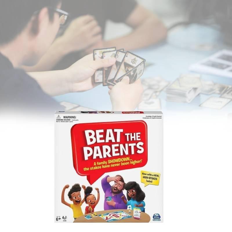 Fesselndes Spin Master Brettspiel Schlage deine Eltern Nur ein lustiges Kartenspiel-Erlebnis