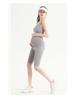 Maternity Cloud-Feel Shark Skin Belly-Lift Leggings
