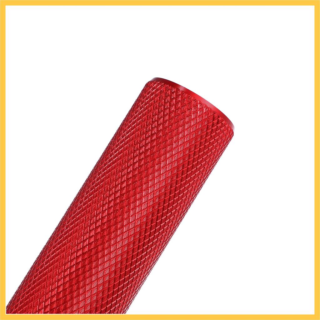 BULLSPANN 2 Pairs 100x28mm Universal Aluminum Alloy Rear Foot for and Bikes Pegs, 3/8 Inch, Red, BMX, MTB,