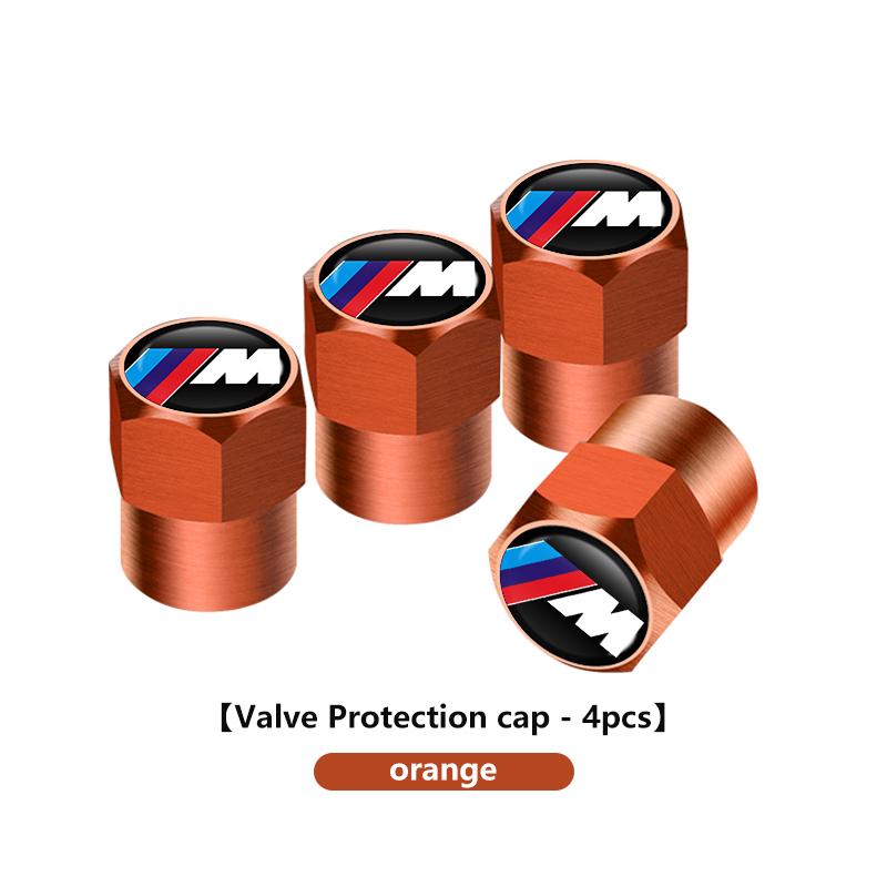 For BMW 4PCS Aluminum Car Wheel Tire Valve Cap Cover Auto Accessories X1 X2 X3 X4 X5 X6 X7 G20 G30 6GT E46 E90 E60 F10 E39