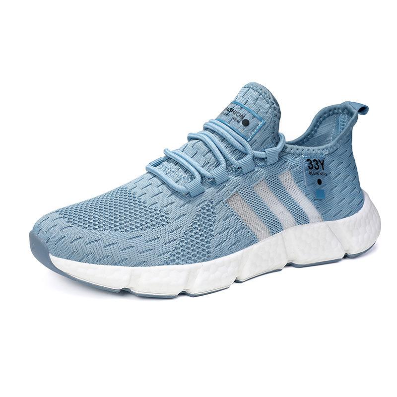 Pantofi de alergare respirabili, elastici înalți, mărime mare, cu talpă popcorn, pantofi sport și de agrement pentru cuplu, pantofi la modă, pantofi lipicioși la rece Jinjiang