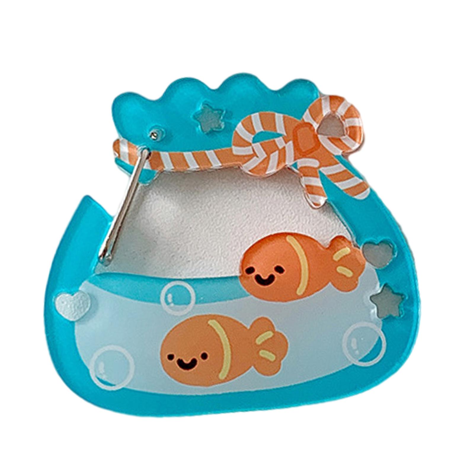 

Practical Acrylic Carabiner Keychain For Backpacks HandbagsLightweight Decorative Accessory For Students And Office Use E