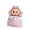 (ohne Puppe) für 17 cm Labubu niedliches und bequemes Babybett Zuhause warm niedliche Babyaccessoires Puppendecke Kissen Schlafsack Set